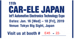 MICROHM Looks Forward to Meeting You Again at AUTOMOTIVE WORLD 2019, Stand No. E45-22